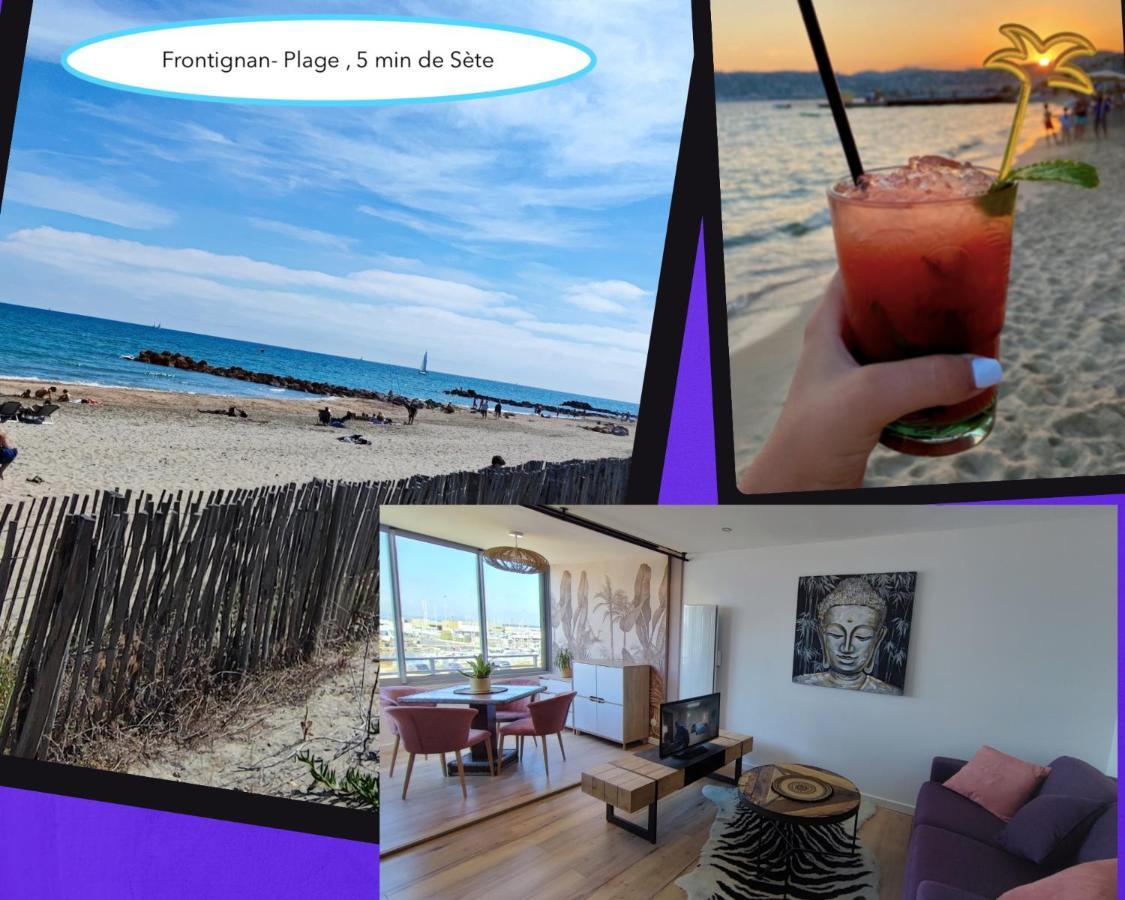 La Perle Bleue, 100 M De La Plage, Parking, Wifi Frontignan Exteriér fotografie