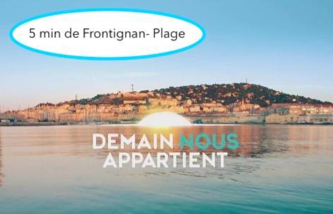 La Perle Bleue, 100 M De La Plage, Parking, Wifi Frontignan Exteriér fotografie